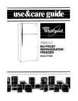 Предварительный просмотр 1 страницы Whirlpool ET14EK Use & Care Manual