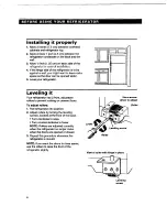 Предварительный просмотр 6 страницы Whirlpool ET14GK Use And Care Manual