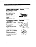 Предварительный просмотр 8 страницы Whirlpool ET14GK Use And Care Manual