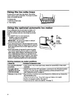 Предварительный просмотр 9 страницы Whirlpool ET14HJXDN01 Use And Care Manual