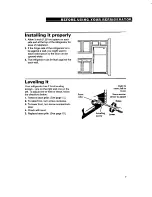 Предварительный просмотр 7 страницы Whirlpool ET14JMXBN00 Use And Care Manual