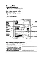 Preview for 2 page of Whirlpool ET16JK Use & Care Manual