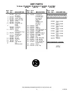 Предварительный просмотр 8 страницы Whirlpool ET16JKXBN01 Parts Manual