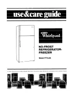 Preview for 1 page of Whirlpool ET16JM Use And Care Manual