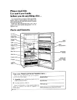 Предварительный просмотр 2 страницы Whirlpool ET18AK Use & Care Manual