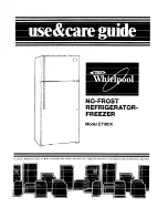 Whirlpool ET18CK Use And Care Manual preview