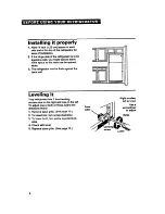 Предварительный просмотр 6 страницы Whirlpool ET18DK Use And Care Manual