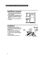 Предварительный просмотр 6 страницы Whirlpool ET18GK Use And Care Manual