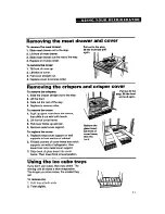 Предварительный просмотр 11 страницы Whirlpool ET18GK Use And Care Manual