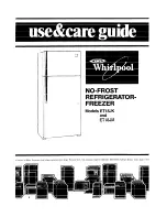 Whirlpool ET18JK Use & Care Manual предпросмотр