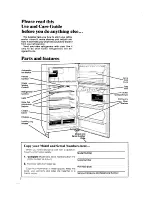 Preview for 2 page of Whirlpool ET18JM Use And Care Manual