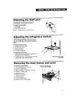 Preview for 9 page of Whirlpool ET18LK Use And Care Manual