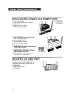 Preview for 10 page of Whirlpool ET18LK Use And Care Manual