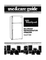 Whirlpool ET18MK Use & Care Manual preview