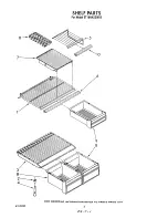 Предварительный просмотр 9 страницы Whirlpool ET18NKXSW08 Parts List