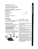 Предварительный просмотр 7 страницы Whirlpool ET18PK User & Care Manual