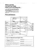 Предварительный просмотр 2 страницы Whirlpool ET18SC Use And Care Manual