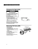 Preview for 12 page of Whirlpool ET18SK Use And Care Manual