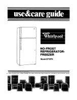 Предварительный просмотр 1 страницы Whirlpool ET18TK Use And Care Manual