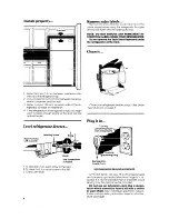 Предварительный просмотр 4 страницы Whirlpool ET18TK Use And Care Manual