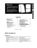 Preview for 3 page of Whirlpool ET18XK Use & Care Manual