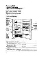 Предварительный просмотр 2 страницы Whirlpool ET18XM Use & Care Manual