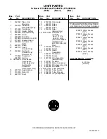 Preview for 8 page of Whirlpool ET1CHEXVB00 Parts List