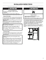 Preview for 3 page of Whirlpool ET1FHTXMB01 Use & Care Manual