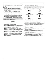 Preview for 6 page of Whirlpool ET1FHTXMB01 Use & Care Manual