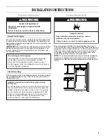 Предварительный просмотр 3 страницы Whirlpool ET1FHTXMB04 Use & Care Manual