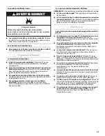 Preview for 47 page of Whirlpool ET1FHTXMB04 Use & Care Manual