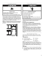 Preview for 3 page of Whirlpool ET1FTEXS User Instructions