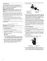 Preview for 4 page of Whirlpool ET1FTEXS User Instructions