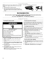 Preview for 10 page of Whirlpool ET1FTEXS User Instructions