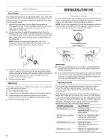 Предварительный просмотр 8 страницы Whirlpool ET1FTEXVQ - 21 cu. ft. Top-Freezer Refrigerator User Instructions