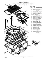 Предварительный просмотр 9 страницы Whirlpool ET1MHKXMB00 Parts List