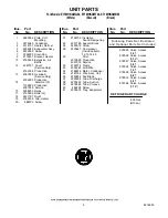 Предварительный просмотр 8 страницы Whirlpool ET1MHKXMB04 Parts List