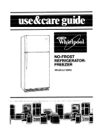 Whirlpool ET20AK Use & Care Manual предпросмотр