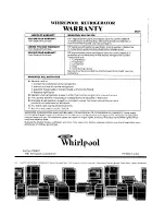 Preview for 20 page of Whirlpool ET20DK Use & Care Manual