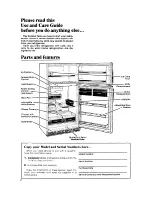 Предварительный просмотр 2 страницы Whirlpool ET20MK Use & Care Manual