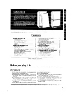 Предварительный просмотр 3 страницы Whirlpool ET20MK Use & Care Manual