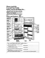 Preview for 2 page of Whirlpool ET22DK Use & Care Manual