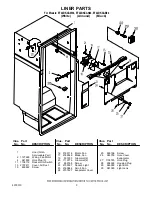 Предварительный просмотр 3 страницы Whirlpool ET22DKXAB04 Parts List