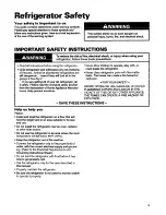 Preview for 3 page of Whirlpool ET22DKXDB00 Use And Care Manual