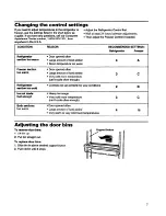 Preview for 7 page of Whirlpool ET22DKXDB00 Use And Care Manual