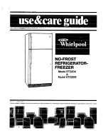 Whirlpool ET22DKXSW00 Use & Care Manual предпросмотр