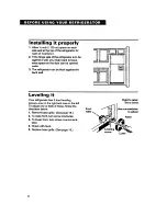 Предварительный просмотр 6 страницы Whirlpool ET22DQ Use And Care Manual