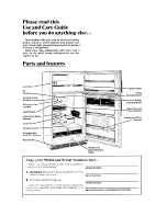 Preview for 2 page of Whirlpool ET22MK Use & Care Manual