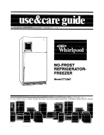 Предварительный просмотр 1 страницы Whirlpool ET22MT Use & Care Manual