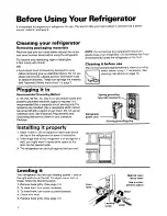 Предварительный просмотр 5 страницы Whirlpool ET22PKXDN00 Use And Care Manual